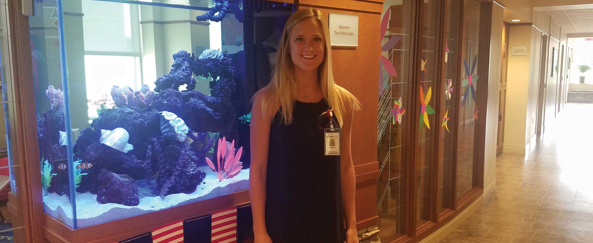 WELCOME RONALD MCDONALD FAMILY ROOM INTERN KATE
